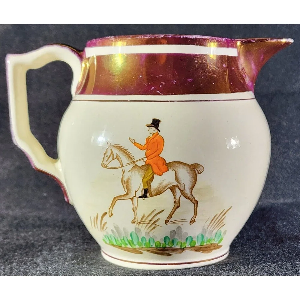 Gray's Pottery ~ Foxhunting Pitcher/Jug